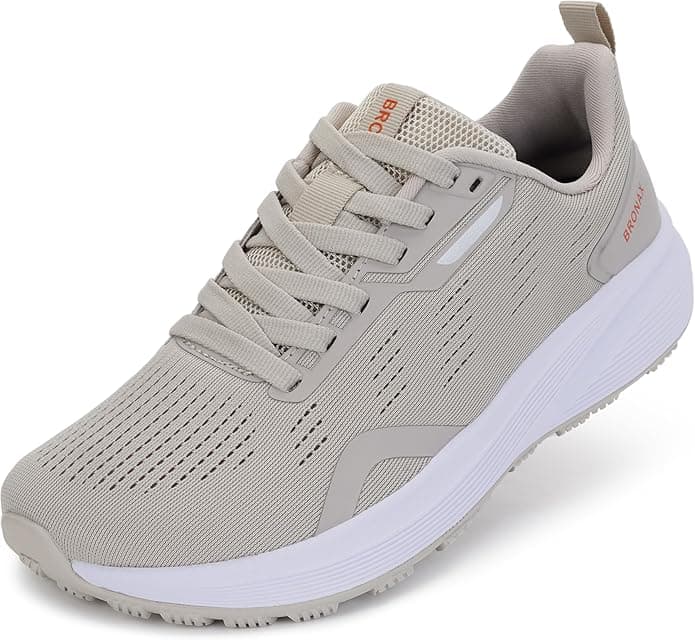 BRONAX Women's Wide Toe Box Road Running Shoes | Wide Athletic Tennis Sneakers with Rubber Outsole - Image 1
