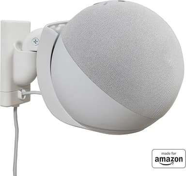 Made For Amazon Wall Mount, White, Echo (4th generation - Image 1