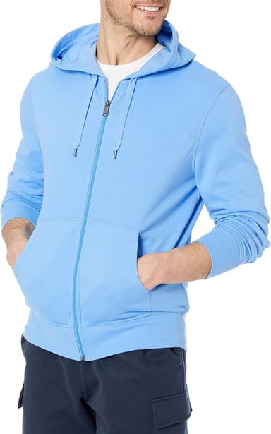 Amazon Essentials mens Lightweight French Terry Full-Zip Hoodie with Comfortable Fit - Image 2
