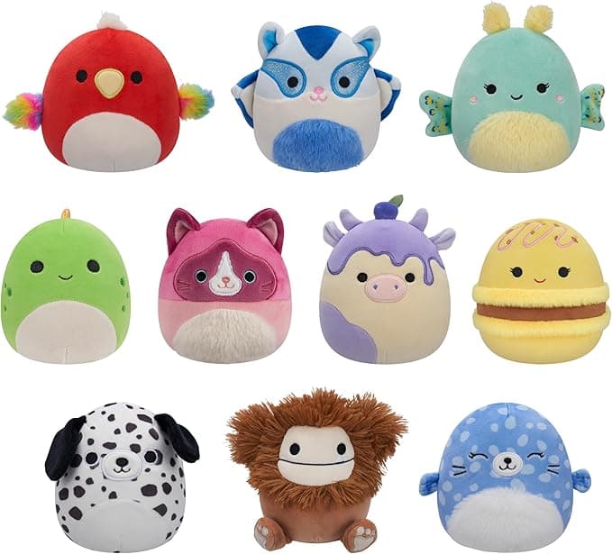 Squishmallows Original 10-Pack – Official Jazwares Plush (Little) (Amazon Exclusive - Image 1
