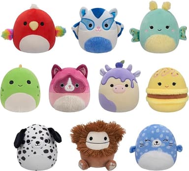 Squishmallows Original 10-Pack – Official Jazwares Plush (Little) (Amazon Exclusive - Image 1