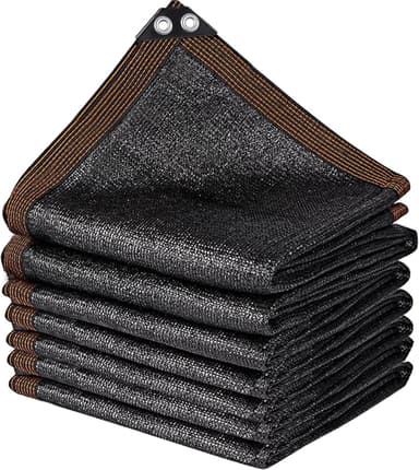 winemana Black Shade Cloth 40%, 30x50 FT Mesh Tarp - Garden Shade for Greenhouse, Patio, Vegetables, Plants Cover and Chicken Coops, Sun Shade Net for Outdoor Protection with Reinforced Grommets - Image 2