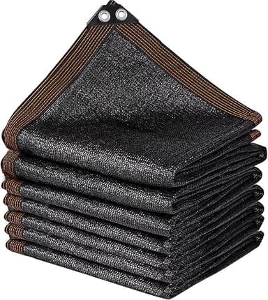 winemana Black Shade Cloth 40%, 30x50 FT Mesh Tarp - Garden Shade for Greenhouse, Patio, Vegetables, Plants Cover and Chicken Coops, Sun Shade Net for Outdoor Protection with Reinforced Grommets - Image 1
