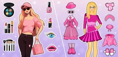 DIY Paper Doll Dress Up Diary - Fashion Makeover Girls Games - Image 5