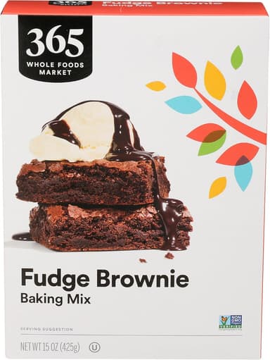 365 by Whole Foods Market, Chocolate Fudge Brownie Mix, 15 Ounce - Image 2