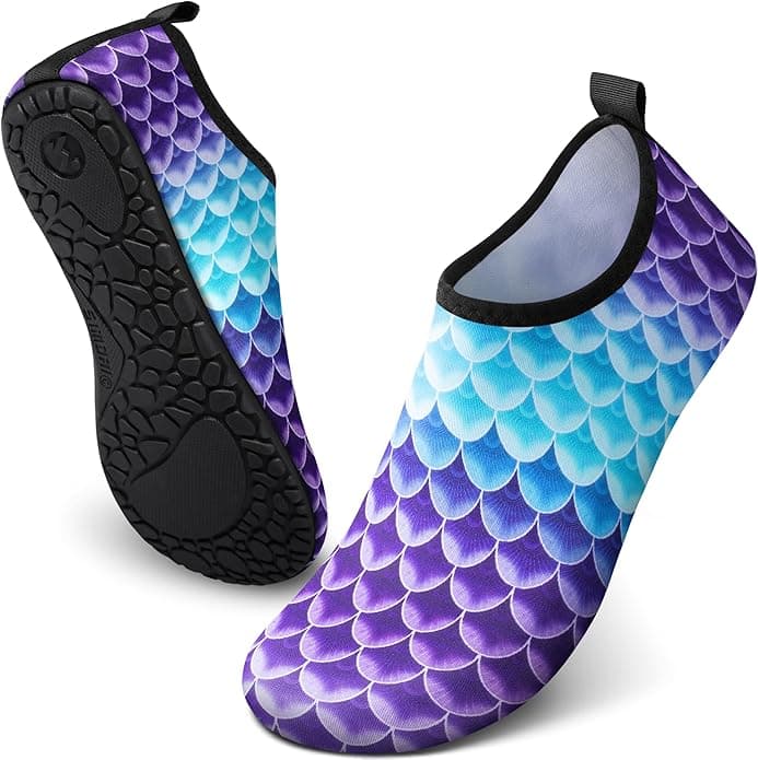 SIMARI Water Shoes for Women Men Swim Aqua Socks Beach Pool Essentials Barefoot Surf River Boat Kayak Sea Yoga Sand Exercise Sport Accessories Breathable Quick-Dry Adult Youth Kid Size SWS001 - Image 1