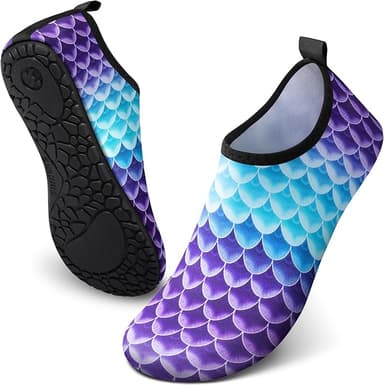 SIMARI Water Shoes for Women Men Swim Aqua Socks Beach Pool Essentials Barefoot Surf River Boat Kayak Sea Yoga Sand Exercise Sport Accessories Breathable Quick-Dry Adult Youth Kid Size SWS001 - Image 1