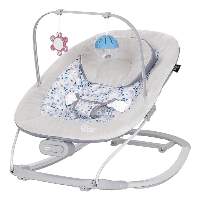 Smart Steps® My First Rocker 2 Bouncer, Daisy Pink - Image 1