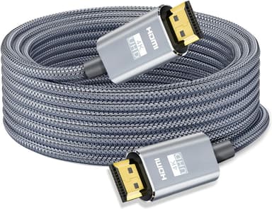 LEADSTAR HDMI Cable 4K 100 ft Fiber Optic, 4K 60Hz 18Gbps High Speed HDMI 2.0 Cord Braided | Ultra HD, HDR10, 1080p, eARC, 3D, HDCP 2.2 | for Xbox, PS5, TV, Laptop, Monitor - Image 2