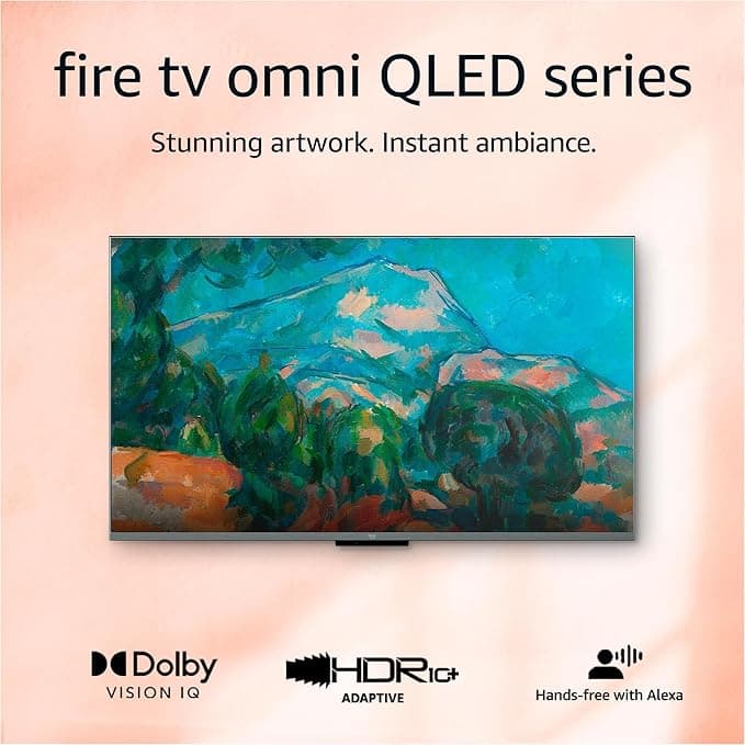 Amazon Fire TV 43" Omni QLED Series 4K UHD smart TV, Dolby Vision IQ, Fire TV Ambient Experience, hands-free with Alexa - Image 1