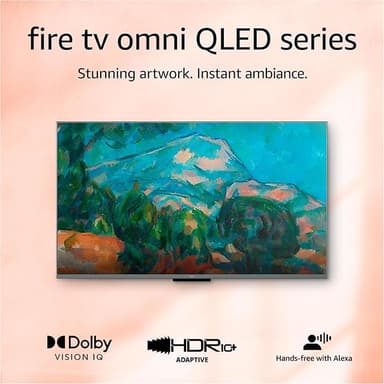 Amazon Fire TV 43" Omni QLED Series 4K UHD smart TV, Dolby Vision IQ, Fire TV Ambient Experience, hands-free with Alexa - Image 1
