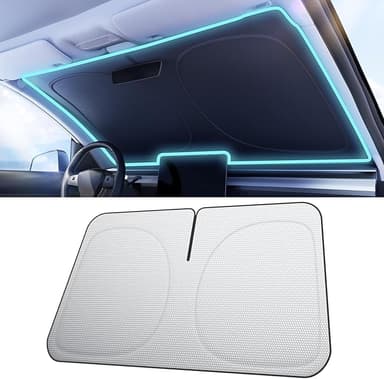 Car Windshield Sun Shade [Dot Matrix Reflective Coating] qd 02 - Image 1