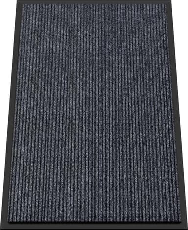Kuyal Front Door Mat, 2'x3' Indoor Outdoor Entrance Mats, Commercial Floor Inside Outside Entrance, Heavy Duty Durable Welcome Mat, Rubber Backing Non Slip Outdoor Mats for Entryway,Dark Gray - Image 2