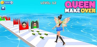Build Fashion Queen Bride Dressup Run Rush 3D - Girls Makeup Makeover Games 2025 - Image 6