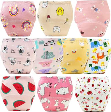 Upairy Training Pants for Boys Girls–Soft & Leak-Resistant Potty Training Underwear,Up Airy Potty Pants Comfortable for Toddlers(10PCS,M - Image 2