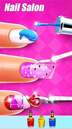 Nail Salon Games : Acrylic Nails art New Tattoo Art ASMR - Image 2