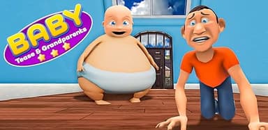 Little Baby Chaos & Granny Simulator Naughty Prankster with Grandparents - Image 10