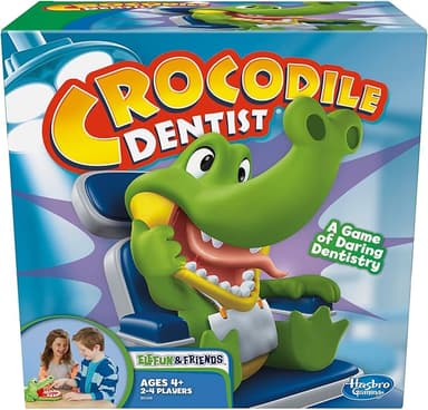Hasbro Gaming Crocodile Dentist Kids Board Game, Ages 4 And Up (Amazon Exclusive - Image 1