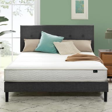 ZINUS 6 Inch Foam and Spring Hybrid Mattress [New Version], Full, Fiberglass Free, Medium Firmness, Durable Support, Certified Safe Foams & Fabric, Mattress in A Box - Image 2