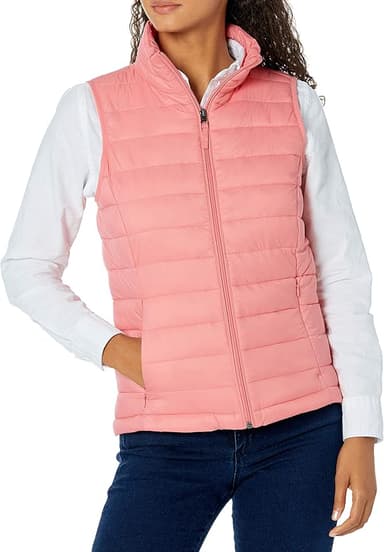 Amazon Essentials Womens Lightweight Water-Resistant Packable Puffer Vest - Image 1