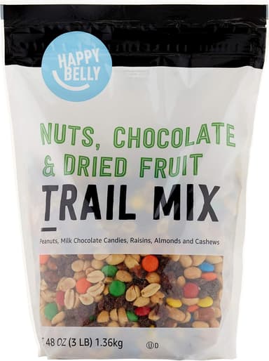 Amazon Brand - Happy Belly Nuts, Chocolate & Dried Fruit, Trail Mix, 3 pound (Pack of 1 - Image 2