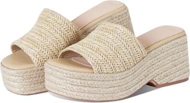 Platform Slip on Espadrille Sandals for Women Summer Wedges Slides -Flatform, Open Toe, Bohemia, Beach, Wedding - Image 2