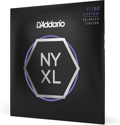 D'Addario Guitar Strings - NYXL Electric Guitar Strings - NYXL1150BT - Unrivaled Strength, Tuning Stability, Enhanced Mid-Range - For 6 String Guitars - 11-50 Medium Balanced Tension - Image 1