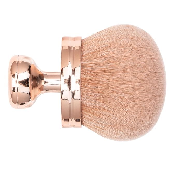 Extra Large Body Makeup Brush for Self Tanner,Leg Makeup & Bronzer, Suncreen Brush Applicator, 3 inch Wide Kabuki Foundation Brush, Oval Face Makeup Brush with Drawstring Bag (Rose Gold - Image 1