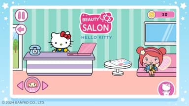Hello Kitty: Beauty Salon. Fun mini games for kids with hair salon, nail salon and makeup studio for girls - Image 2