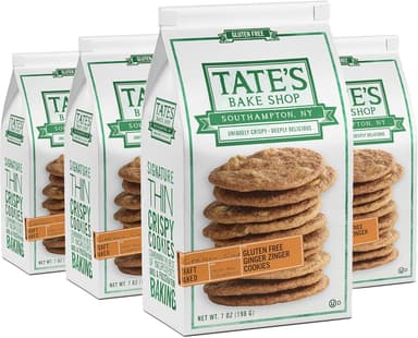 Tate's Bake Shop Gluten Free Ginger Zinger Cookies, 4 - 7 oz Bags - Image 2