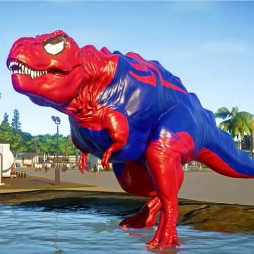 Dinosaur Revolt Battle Wild Monster Smasher Rampage Animal Hunter Gorilla Dinosaur Games - Image 1