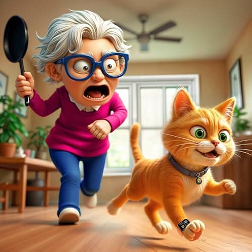 Bad Cat Chaos & Granny Simulator - Kitty From Hell Prank Games - Image 1
