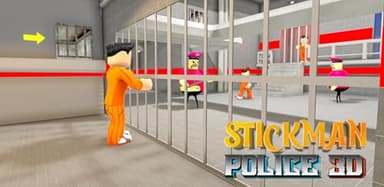 Naughty Stickman Catch Police Fun Escape Hide Prison 3D Game - Image 8