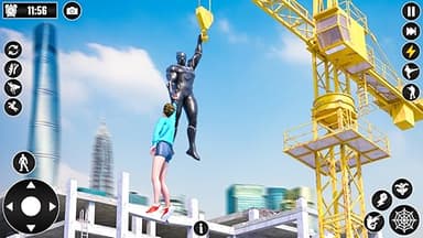Real Flying Spider Fighting Hero Games: Rope Fighter Hero vs Mafia City Simulator - Spider Hero Adventure Game - Image 4