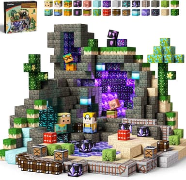 GobiDex 100PCS Magnetic Building Blocks Game-Based Build Magwonder World with Magnet Construction Toys STEM Sensory Gift for Boys Girls Birthday - Image 2