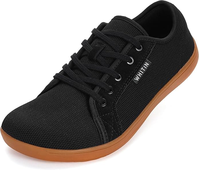 WHITIN Men's Wide Minimalist Barefoot Sneakers | Zero Drop Sole | Optimal Relaxation - Image 1