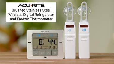 AcuRite Digital Wireless Fridge and Freezer Thermometer with Alarm, Max/Min Temperature for Home and Restaurants (00515M) 4.25" x 3.75" - Image 7