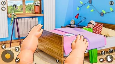 Little Baby Chaos & Granny Simulator Naughty Prankster with Grandparents - Image 3