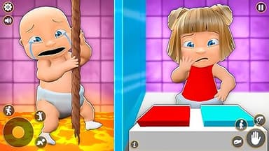 Little Baby Chaos & Granny Simulator Naughty Prankster with Grandparents - Image 5