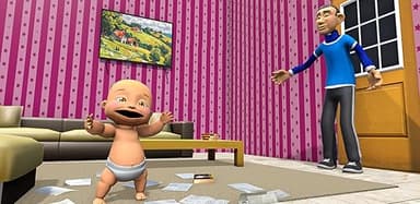 Where's Naughty Virtual Baby Pranks and Daddy Fun Simulator 3D - Image 6