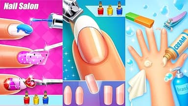Nail Salon Games : Acrylic Nails art New Tattoo Art ASMR - Image 8