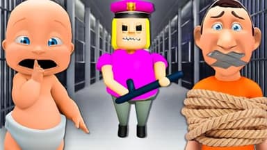 Stickman Police Hide And Catch - Naughty Baby Fun - Image 2