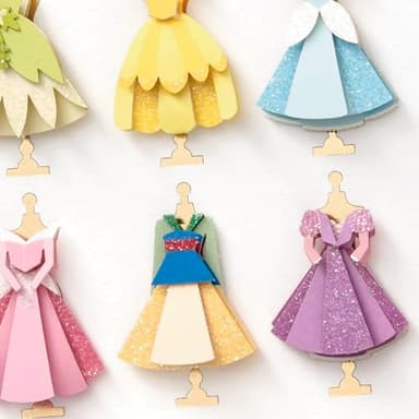 Hallmark Signature Blank Card (Disney Princess Dresses) - Image 3