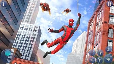 Real Flying Spider Hero Fighter Rope Simulator: Gangster Town Fighting Game Mafia Adventure - Image 5