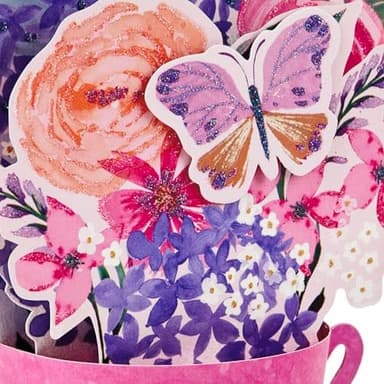 Hallmark Paper Wonder Mothers Day Pop Up Card (Purple Flower Bouquet, Beautiful in Every Way - Image 5