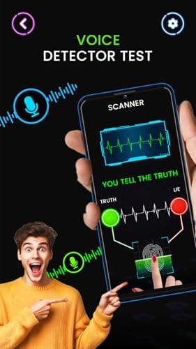 Lie Detector App - Truth Or lier Detector : Fun Prank app for Prank call - Image 2