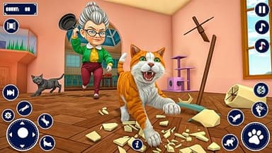 Bad Cat Chaos & Granny Simulator - Kitty From Hell Prank Games - Image 3