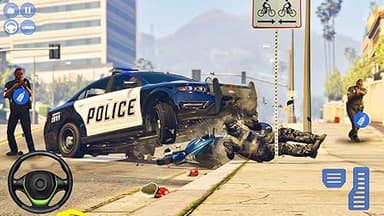 Real Police Car Simulator Cope Chase Gangster Games - Image 4