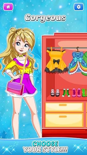 Paper Doll DIY Fashion Diary - Girls Makeup & Dress up Makeover Games - Image 3