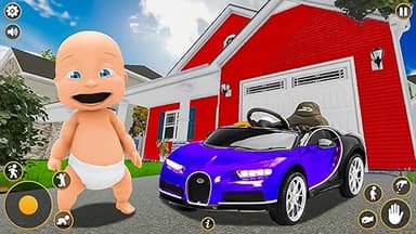 Little Baby Chaos & Granny Simulator Naughty Prankster with Grandparents - Image 2